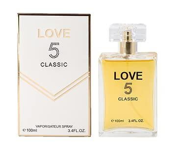 Love 5 Classic Perfume for Women 3.4oz/100ml EDP, Natural Spray, Long Lasting