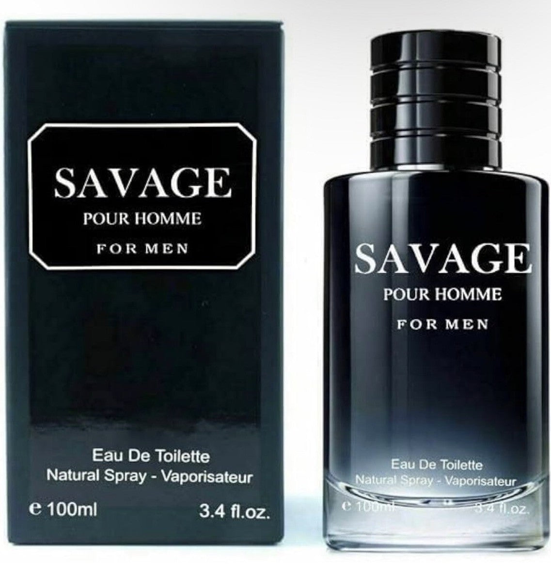 Savage Cologne for Men - Eau De Parfum Natural Spray, 3.4 Fl Oz Each, Fragrance for Men
