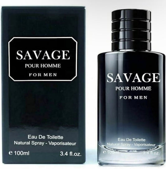 Savage Cologne for Men - Eau De Parfum Natural Spray, 3.4 Fl Oz Each, Fragrance for Men